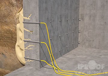 Инъектирование трещин в бетонных стенах