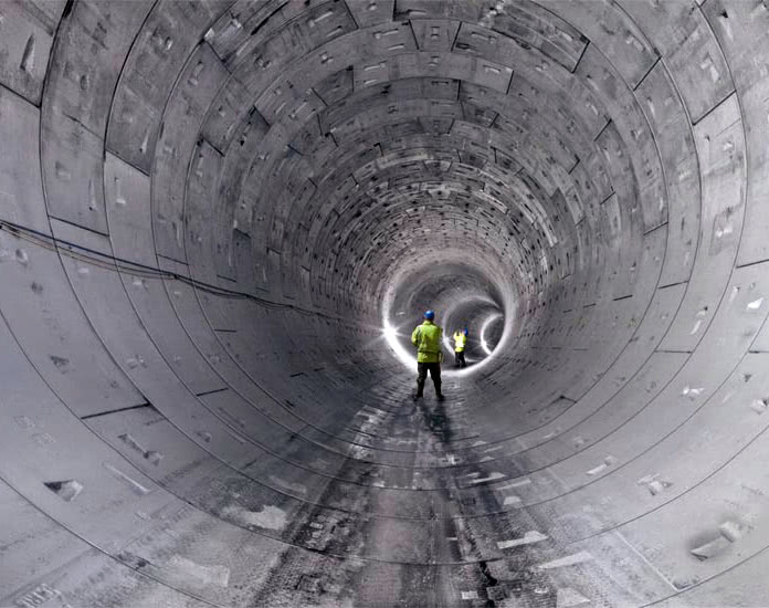 Фото - Гидроизоляция промышленных и коммунальных тоннелей